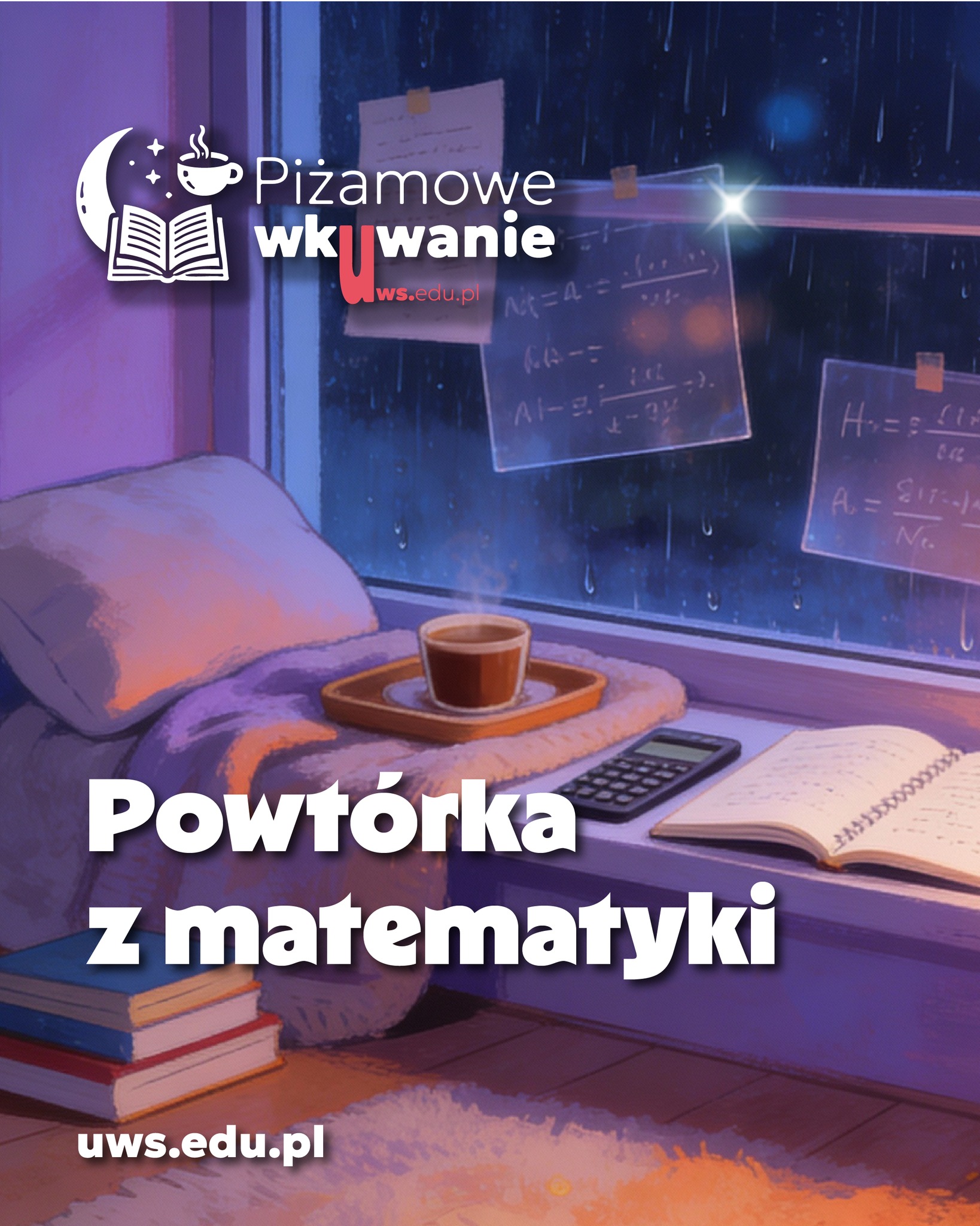 plakat promujący powtórkę z matematyki